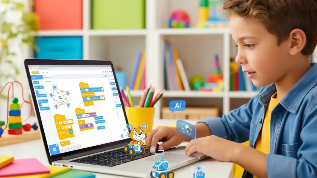 CodeMaster Jr – Scratch Coding Course with Smart Tech & AI for Grades 3-5